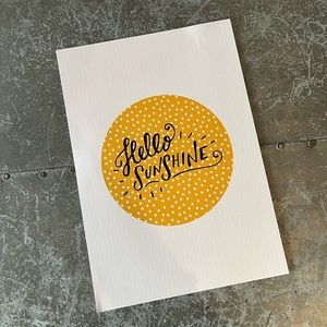 Happy Hello Sunshine Print